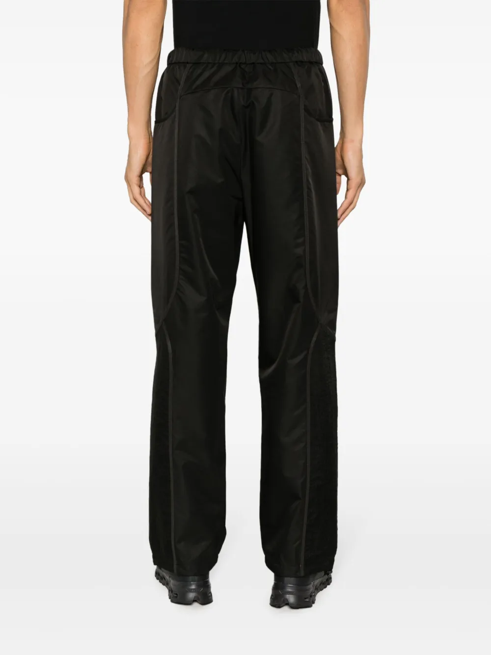 J.LAL Straight broek Zwart