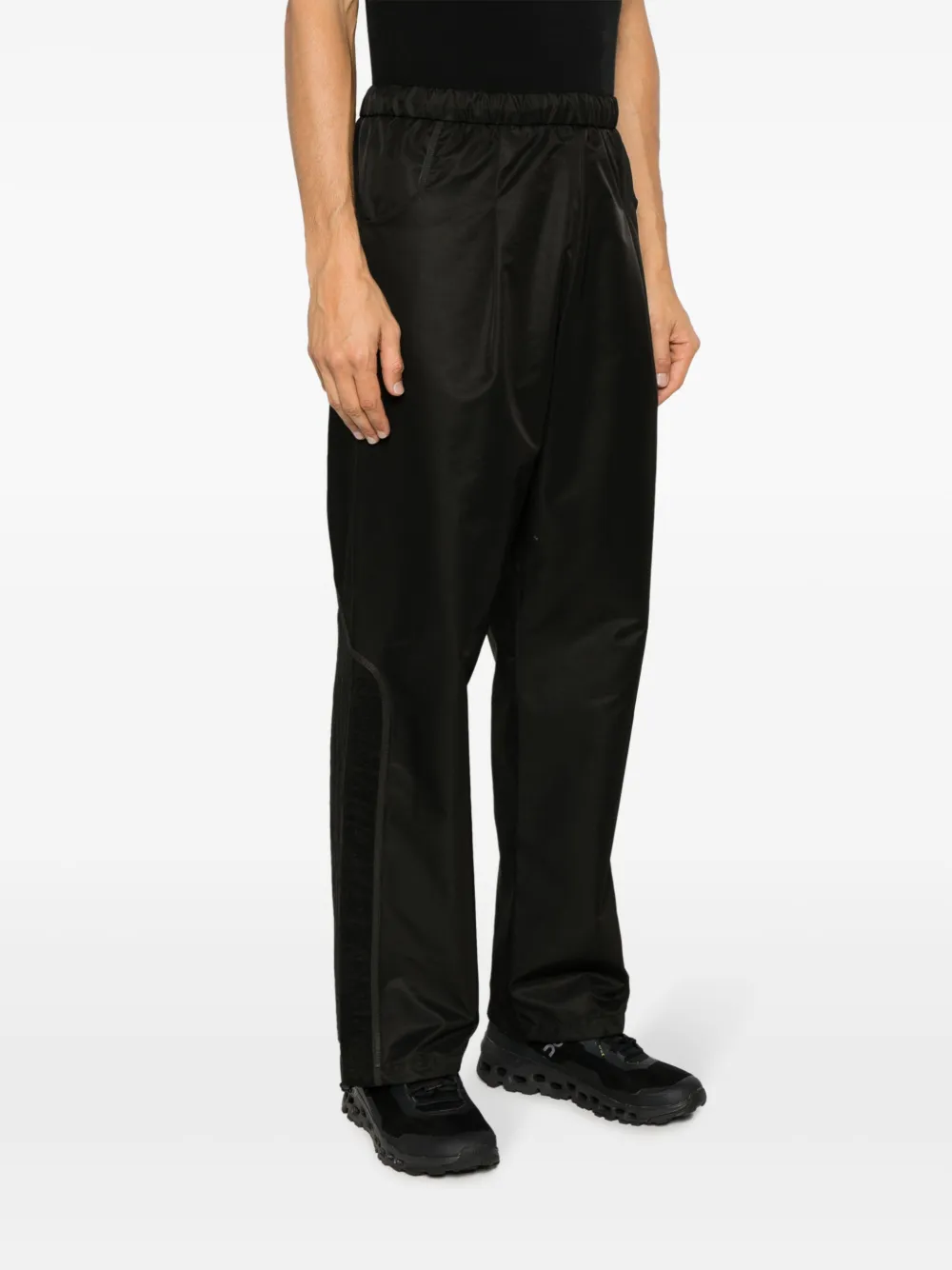 J.LAL Straight broek Zwart