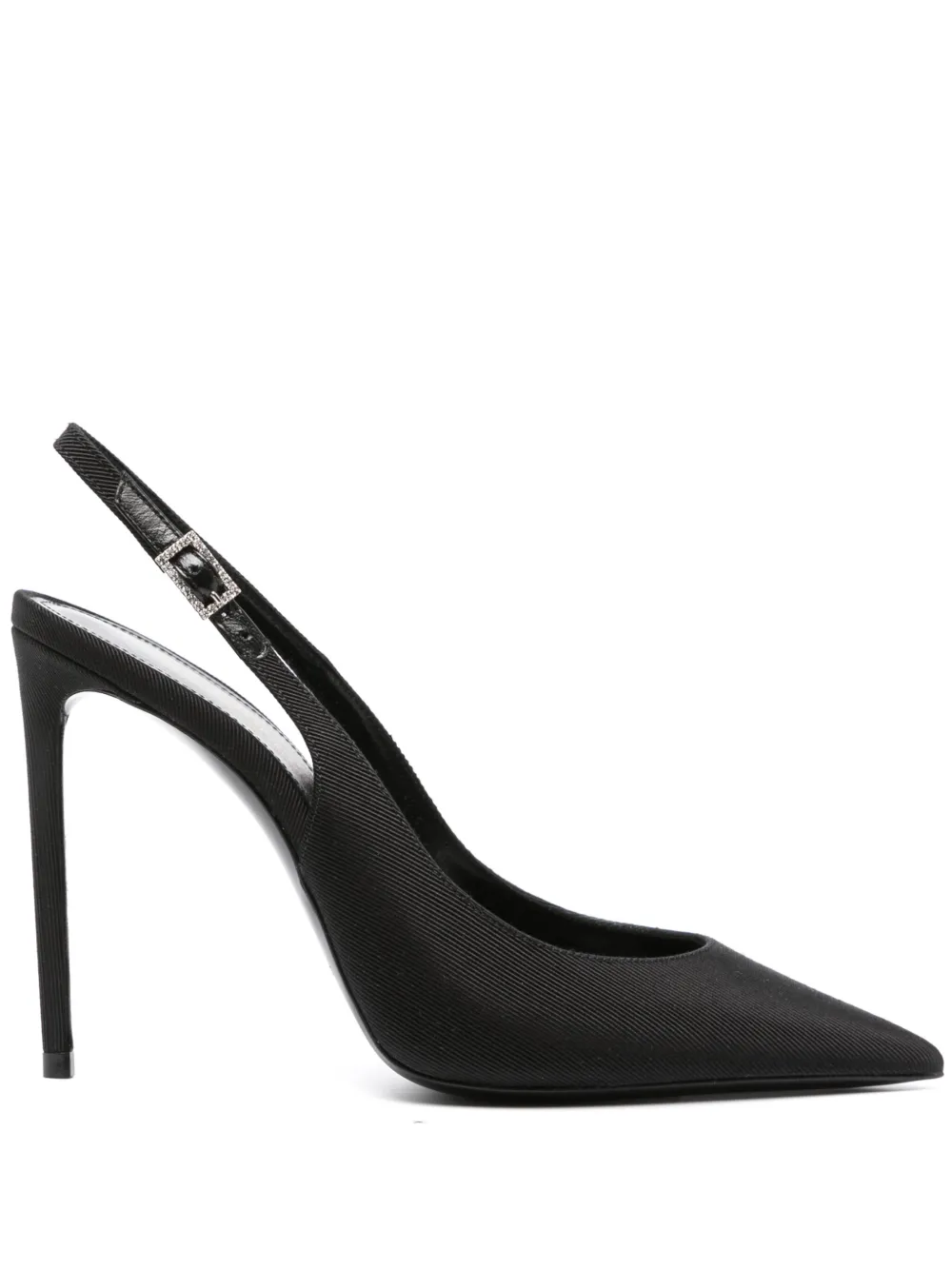 Saint Laurent 110mm pointed-toe slingback pumps – Black