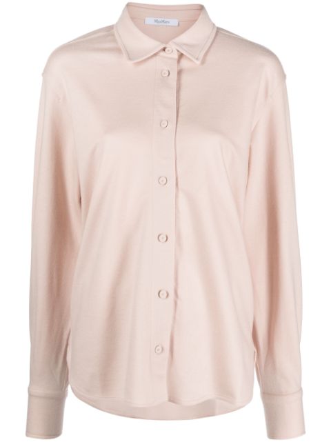 Max Mara long-sleeved virgin wool shirt Women