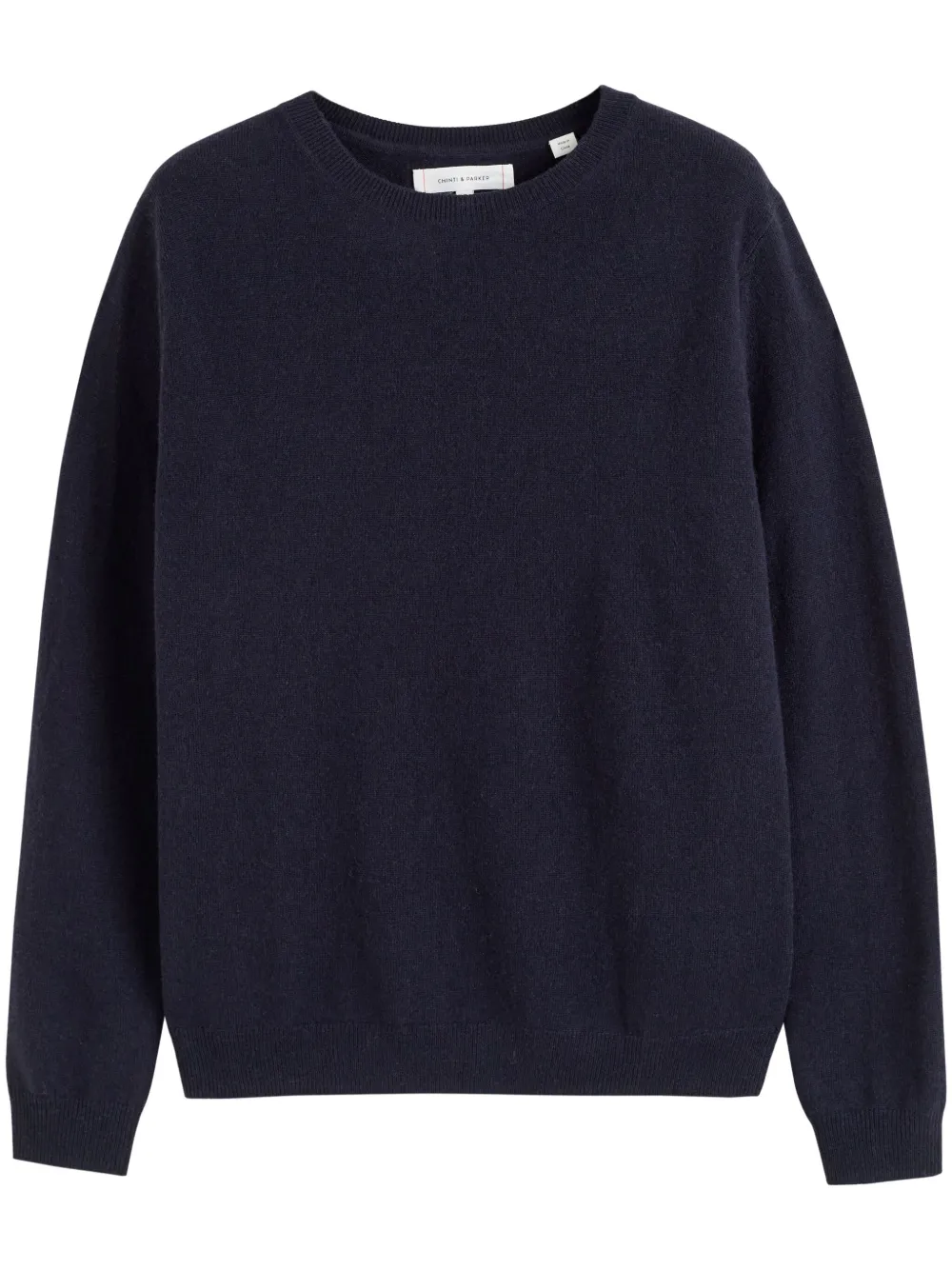 Chinti & Parker Heart Elbow-patch Jumper In Blue