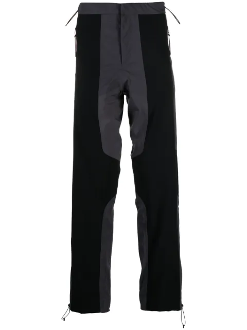 J.LAL pantalones con paneles y diseño color block