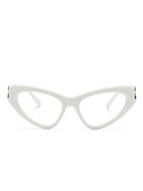 Balenciaga Women's Clear Frame Glasses - Good deals Condition