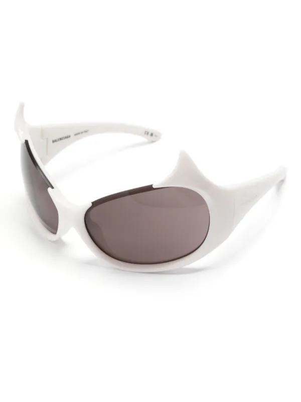 Balenciaga Eyewear Gotham cat-eye Sunglasses | White | FARFETCH