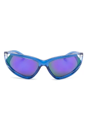 Balenciaga Eyewear Xpander キャットアイ サングラス | ブルー