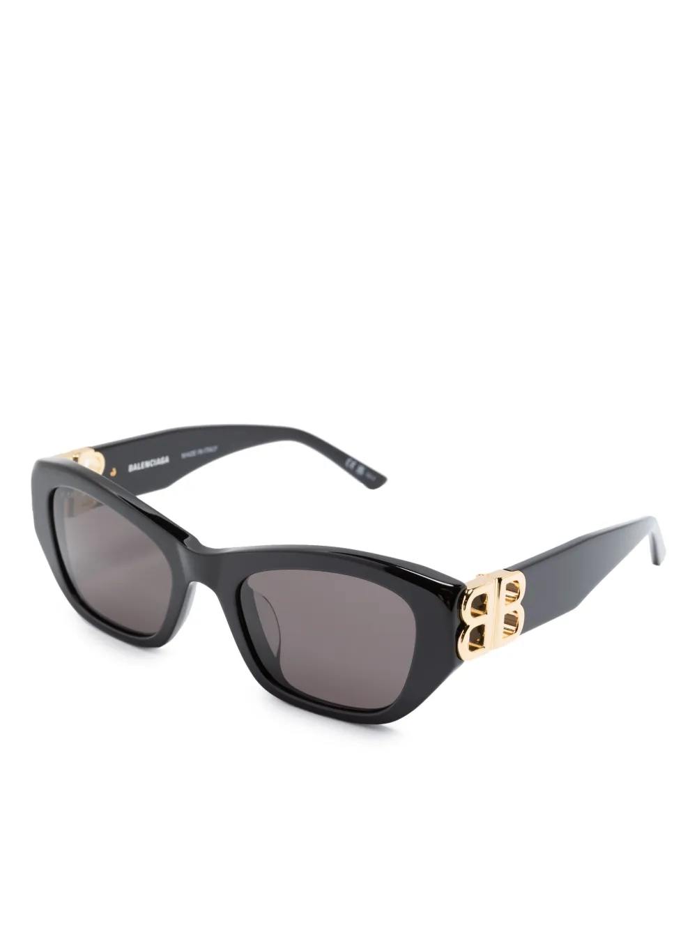 Balenciaga Eyewear Zonnebril met rechthoekig montuur - Zwart