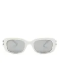 Balenciaga Eyewear Dinasty rectangle-frame sunglasses - White