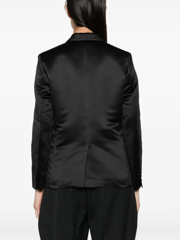 black comme des garcons シャーリングジャケット Comme Des Garçons シャーリングパネル ジャケット | ブラック