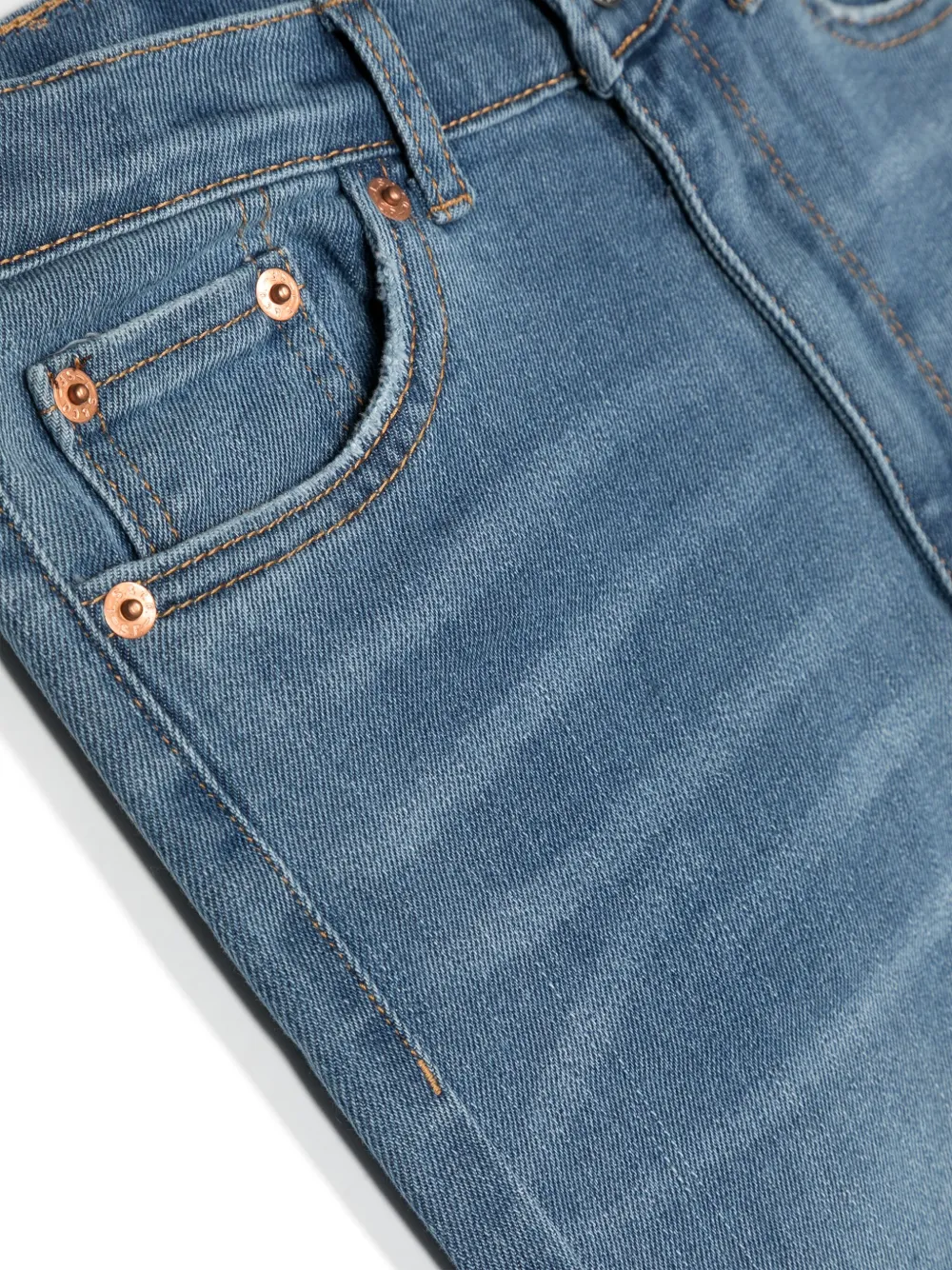 Shop Levi's 726 High-rise Flared Jeans In Blue