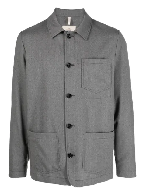 Altea button-up virgin-wool blend shirt jacket