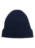 Altea ribbed-knit cashmere beanie - Blue