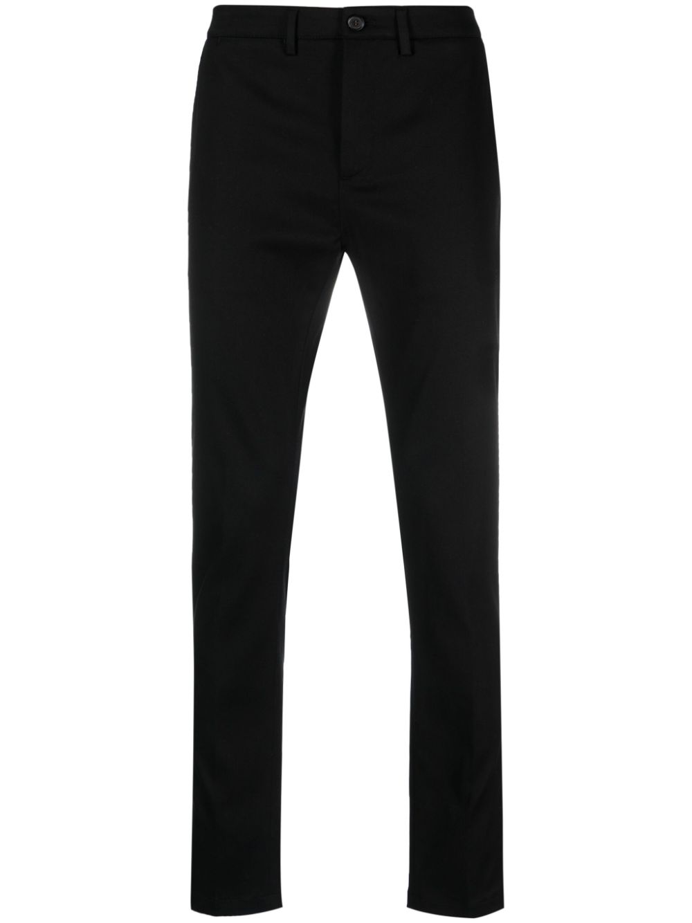 Department 5 logo-patch cotton chinos - Black