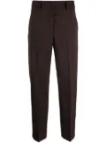 Seventy high-waisted tapered trousers - Brown