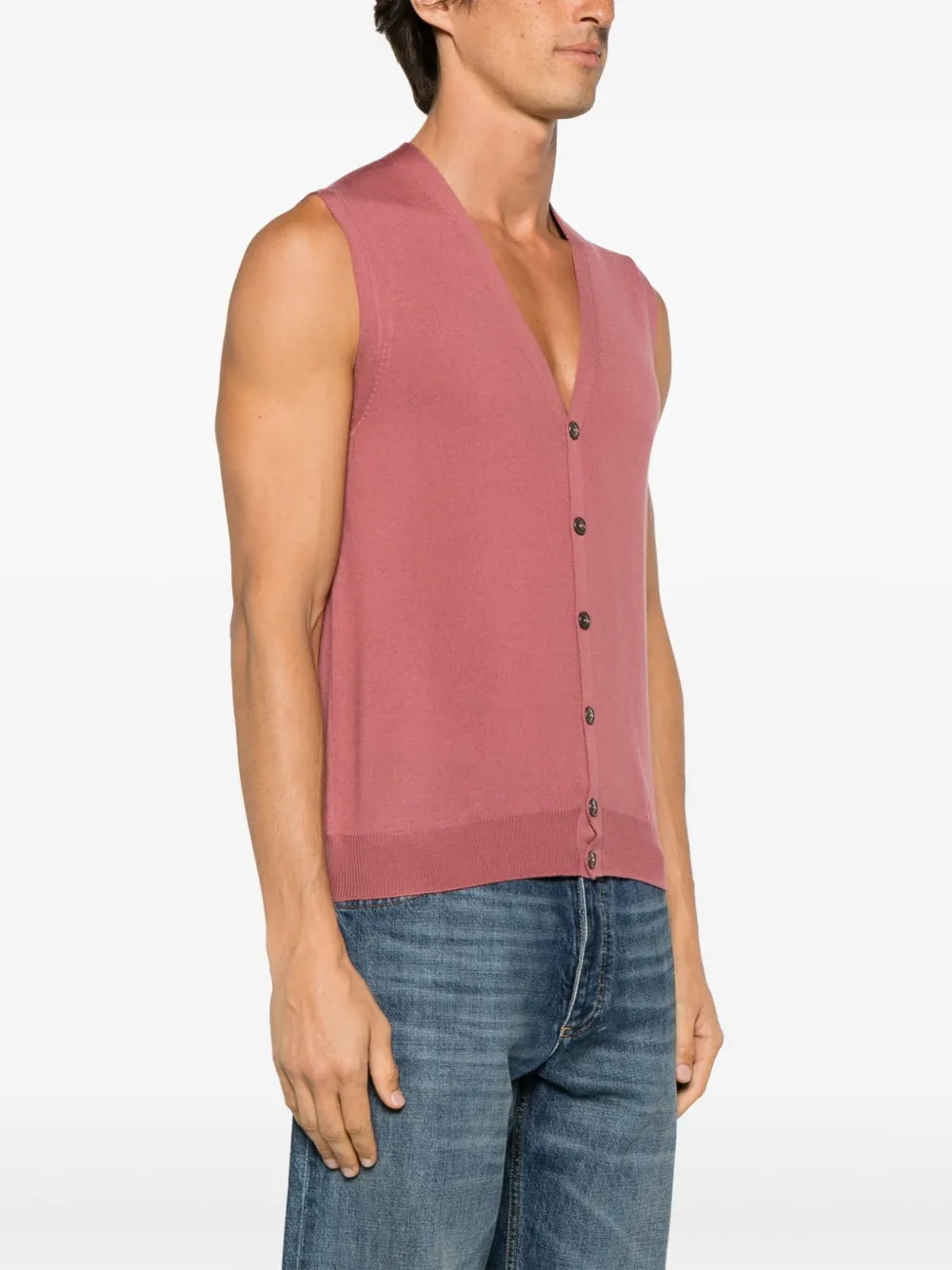 Barba Gebreide spencer Roze