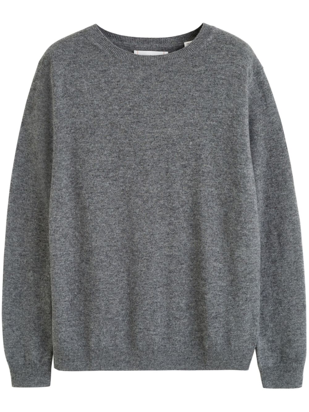 Chinti & Parker Heart Elbow-patch Jumper In Grey