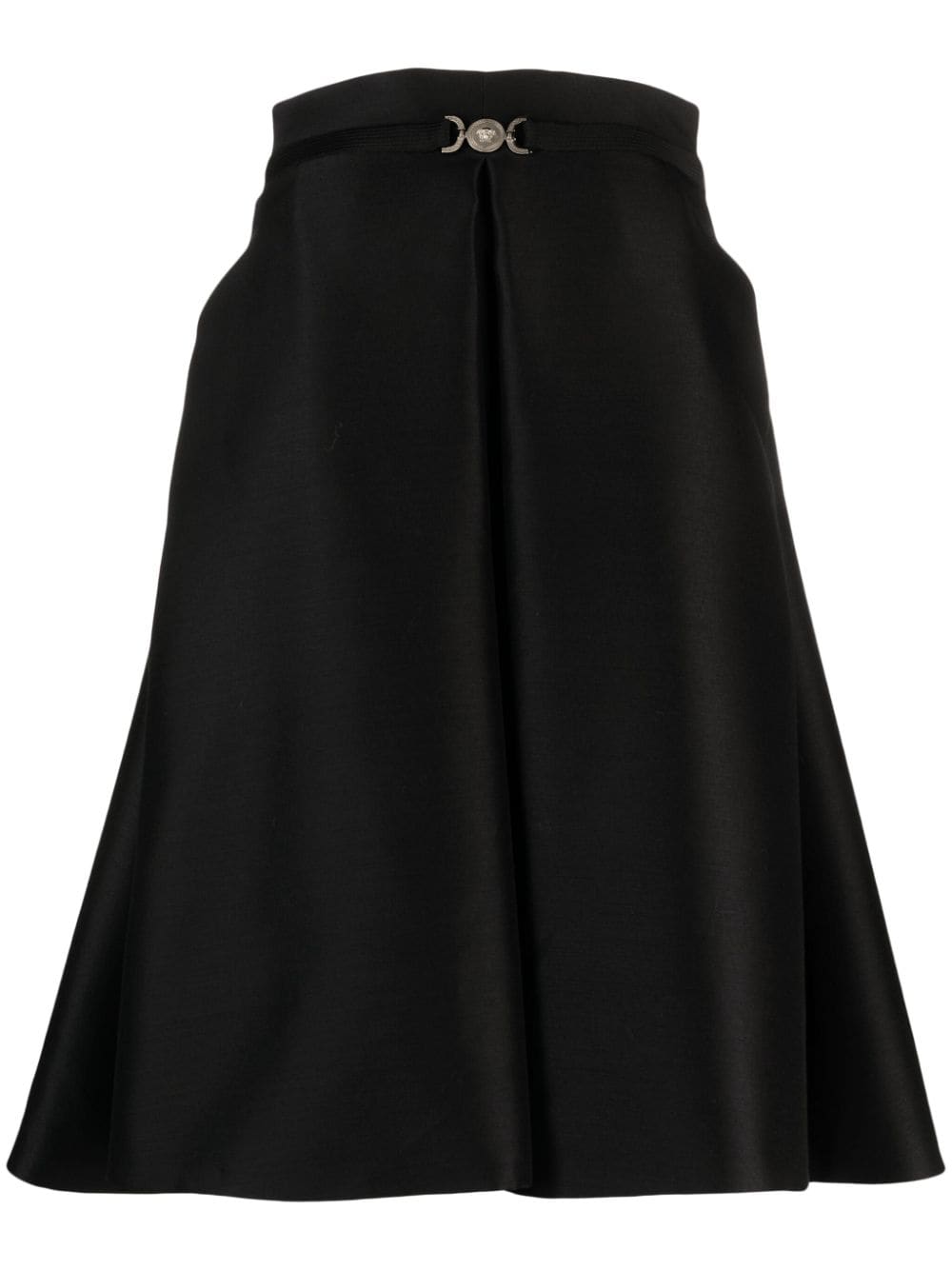 Versace Geplooide mini-jurk Zwart