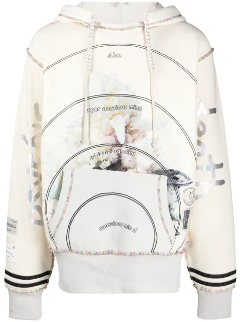 Advisory Board Crystals Psychic Death graphic-print hoodie