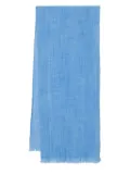 Altea mélange-effect virgin wool scarf - Blue