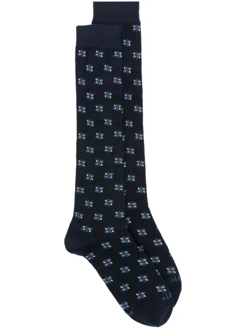 Altea intarsia-knit knee-high socks