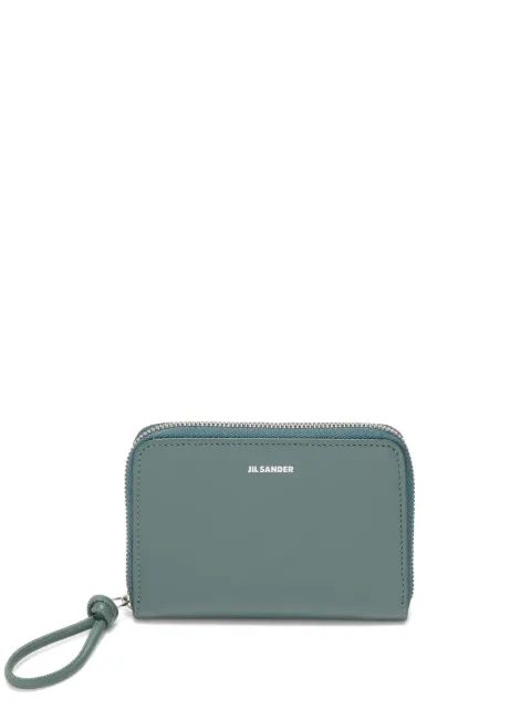 Jil Sander Giro logo-stamp leather wallet