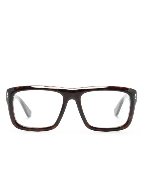 Gucci Eyewear GG1462O tortoiseshell-effect square-frame glasses