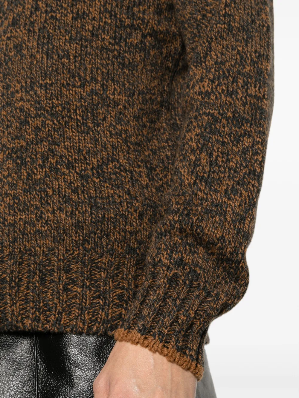 Barba Gebreide trui Bruin