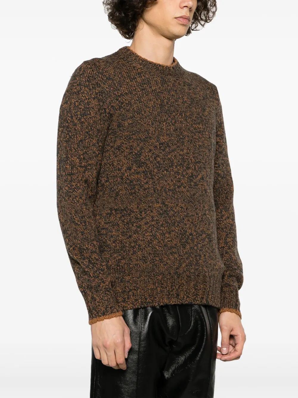 Barba Gebreide trui Bruin