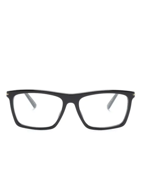 Gucci Eyewear logo-lettering rectangle-frame glasses