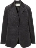 Tory Burch cinched corduroy blazer - Grey