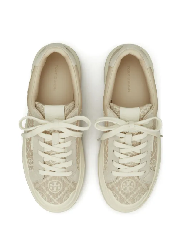 Tory Burch T Monogram Ladybug Sneakers | Neutrals | FARFETCH