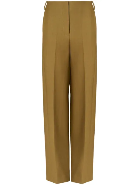 Tory Burch pressed-crease wool-blend tailored trousers Women