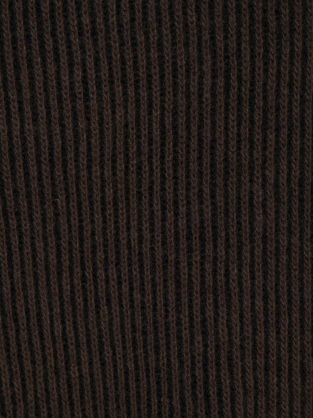 Shop Herno Intarsia-knit Logo Scarf In Brown