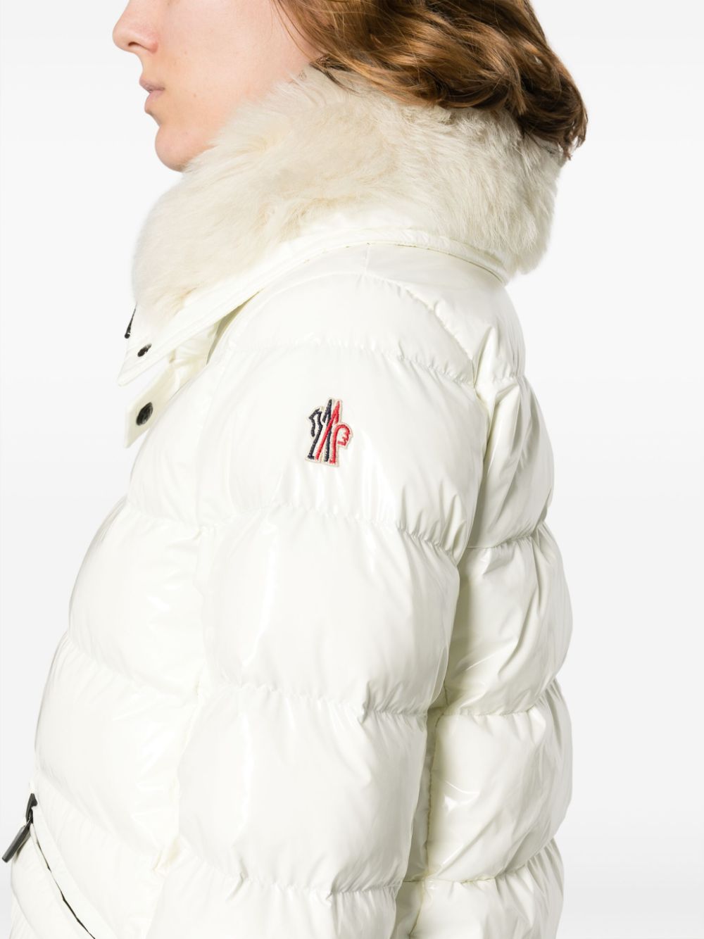 Moncler Grenoble Gewatteerd jack Beige