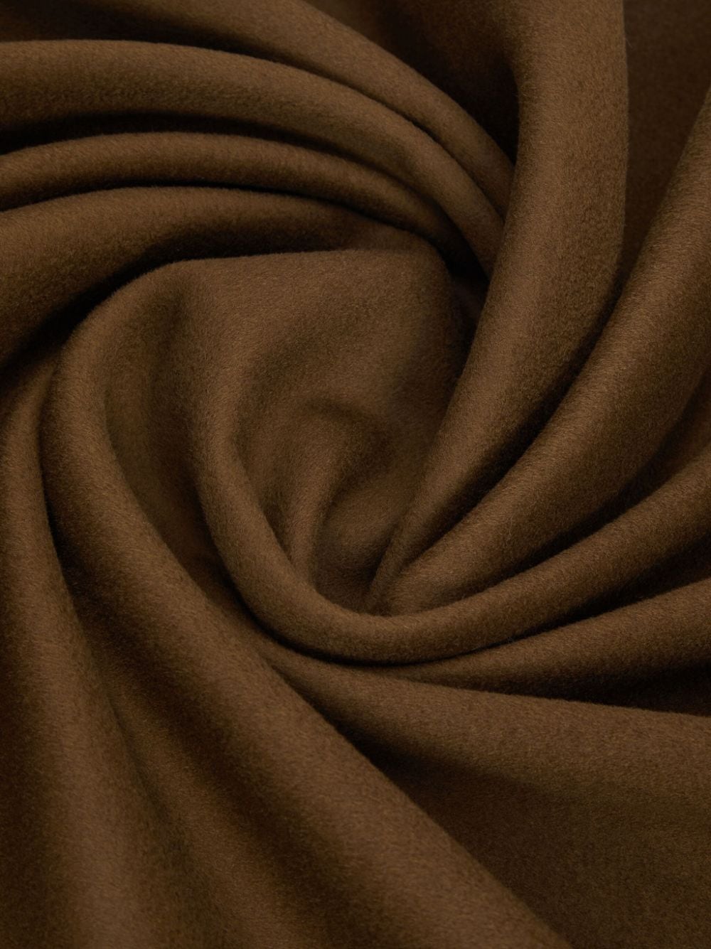 Shop 12 Storeez Brushed-effect Wool-blend Scarf In Brown