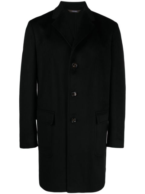 Colombo notched-collar single-breasted coat