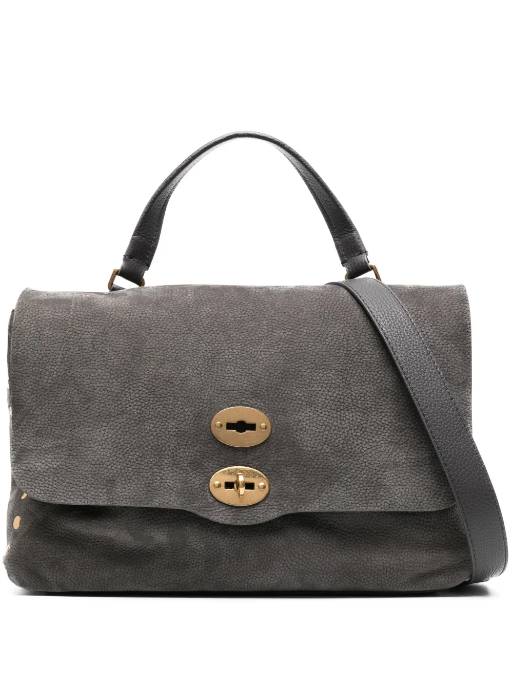 Zanellato Postina suède shopper Grijs