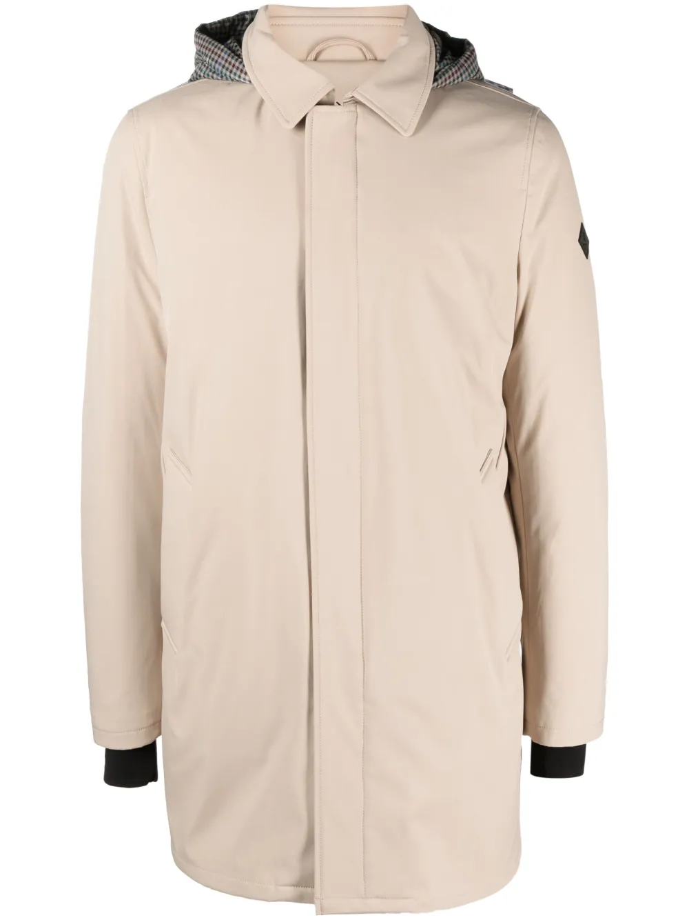 Manuel Ritz Jas met logopatch Beige