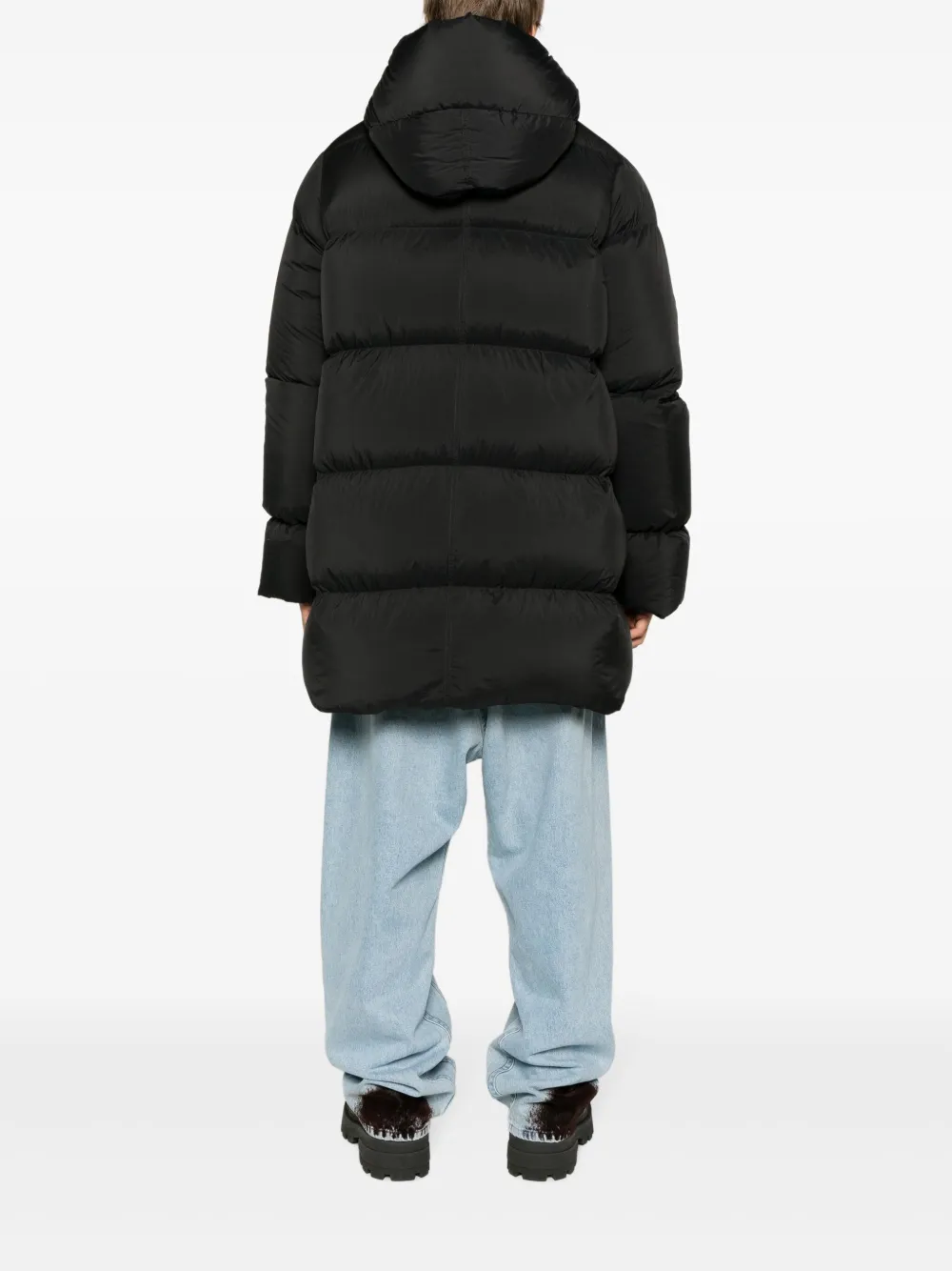 Bacon Storm 95 matte padded coat - Zwart