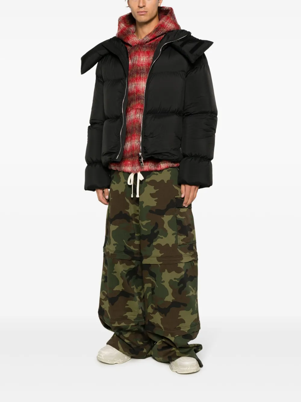 Bacon zip-up padded jacket - Zwart