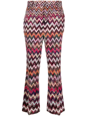 Pleats Please Issey Miyake Frosty Forest Pleated Cropped Trousers