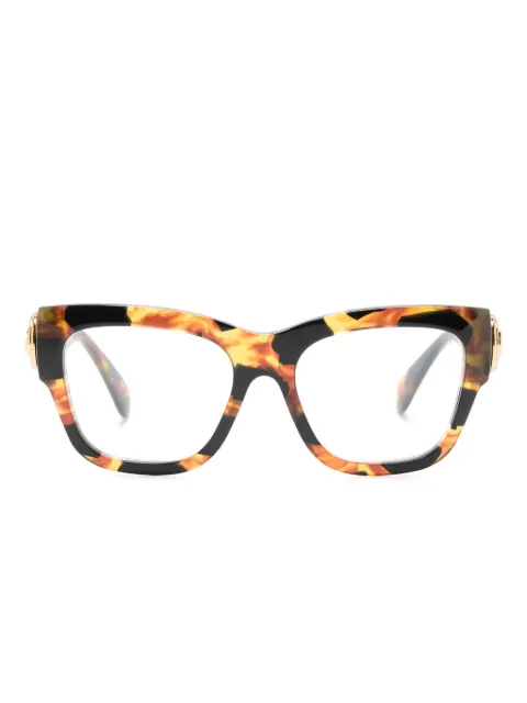 Gucci Eyewear Interlocking G-plaque tortoiseshell-effect glasses