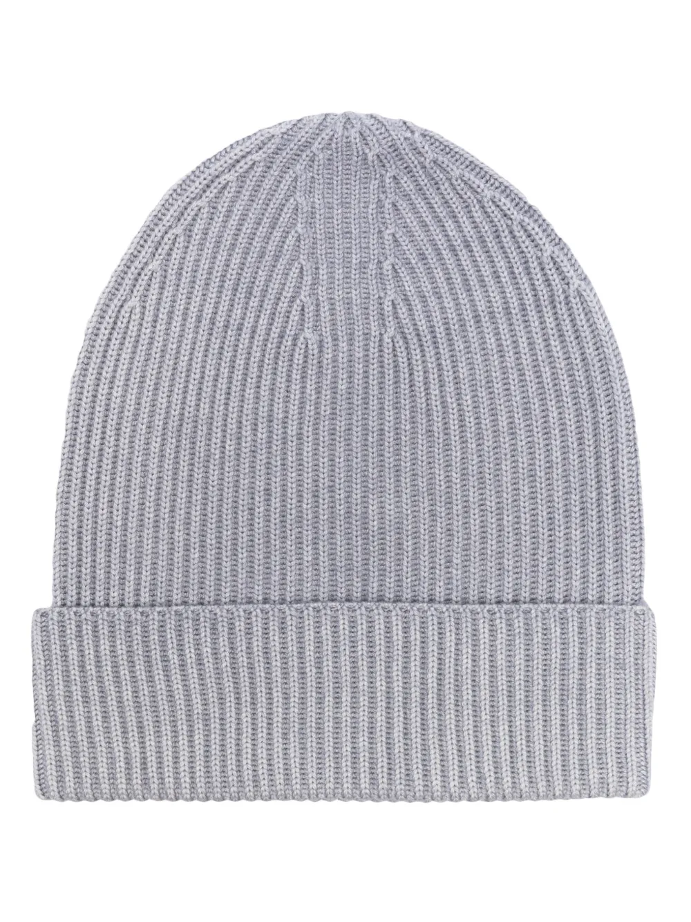 Altea bonnet en maille nervurée à ourlet retroussé | gris | Image 1