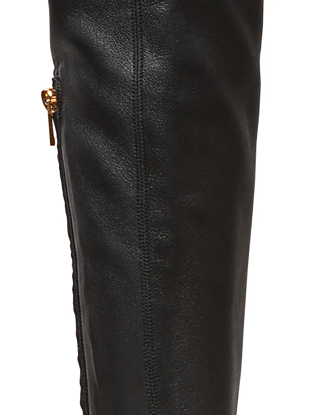 Shop Balmain Raven 120mm Over-the-knee Boots In Black