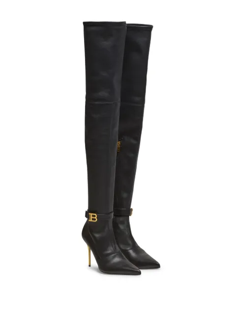 Balmain Raven 120mm over-the-knee boots YN0TB568LSNA - 1