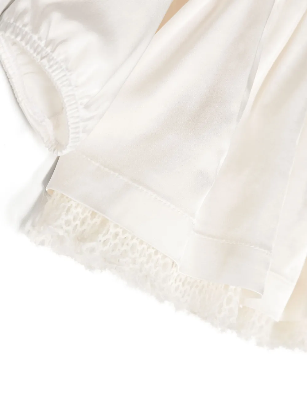 Caffe' D'orzo Livia Ruffle-collar Blouse In Neutrals