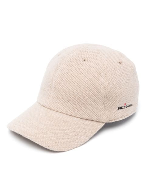 Kiton logo-embroidered cashmere baseball cap