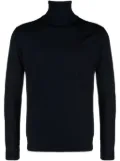 Roberto Collina roll-neck merino wool jumper - Blue