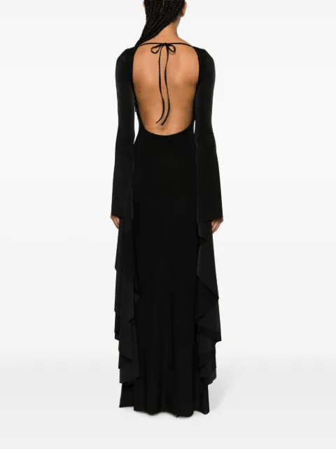 Giuseppe Di Morabito draped long-sleeve maxi dress FW23096LD267 - 3