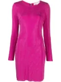 Michael Michael Kors crystal-embellished round-neck dress - Pink