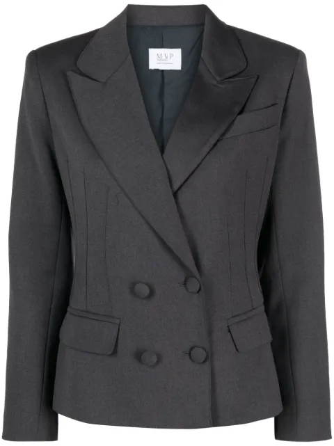 mvp wardrobe Meda double-breasted blazer